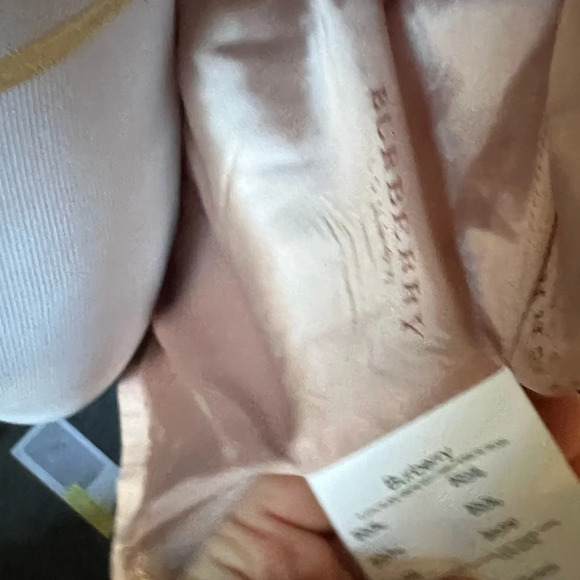 NWT Burberry Pink Linen Blazer, size 52 - Picture 9 of 11